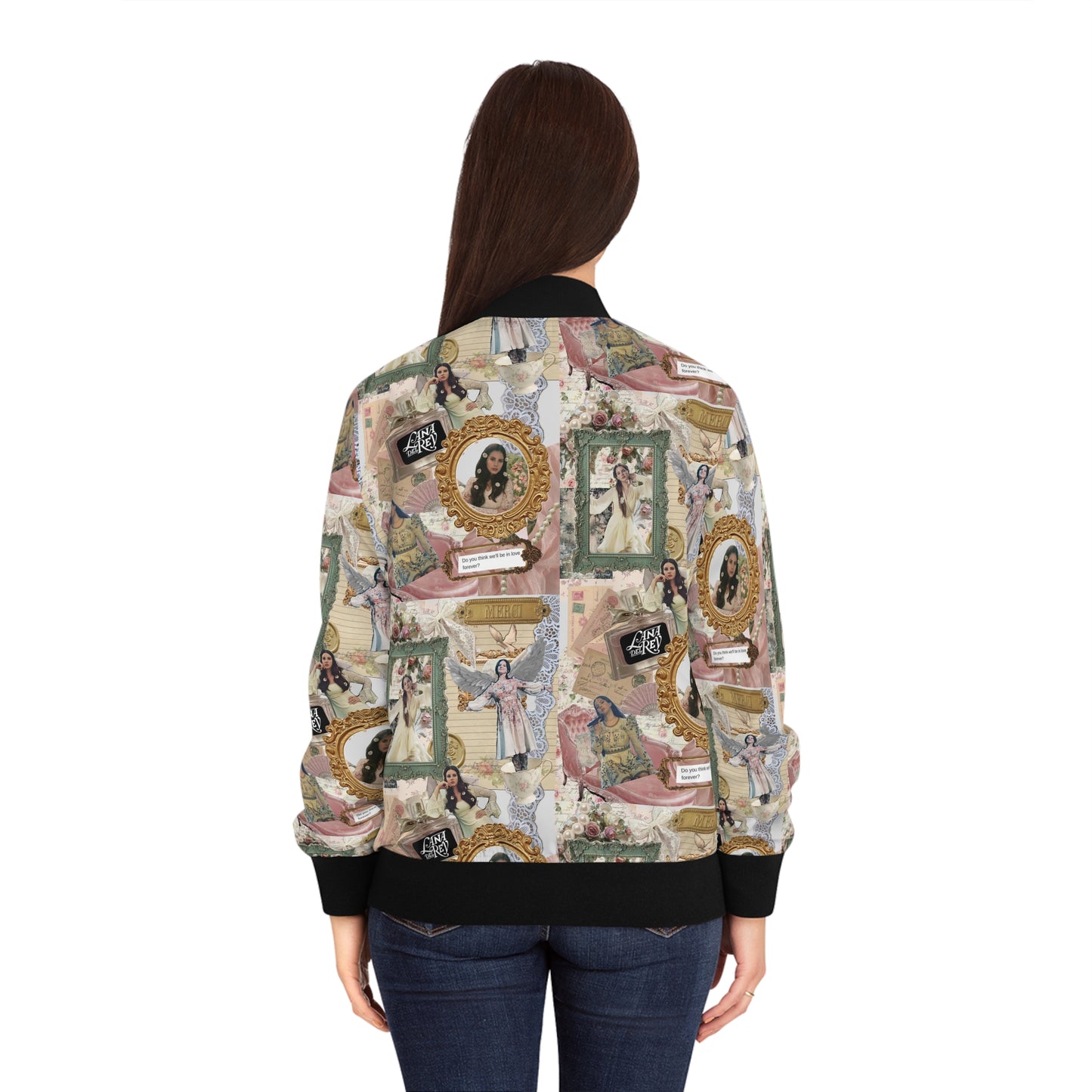 Lana Del Rey Victorian Collage Women's Bomber Jacket