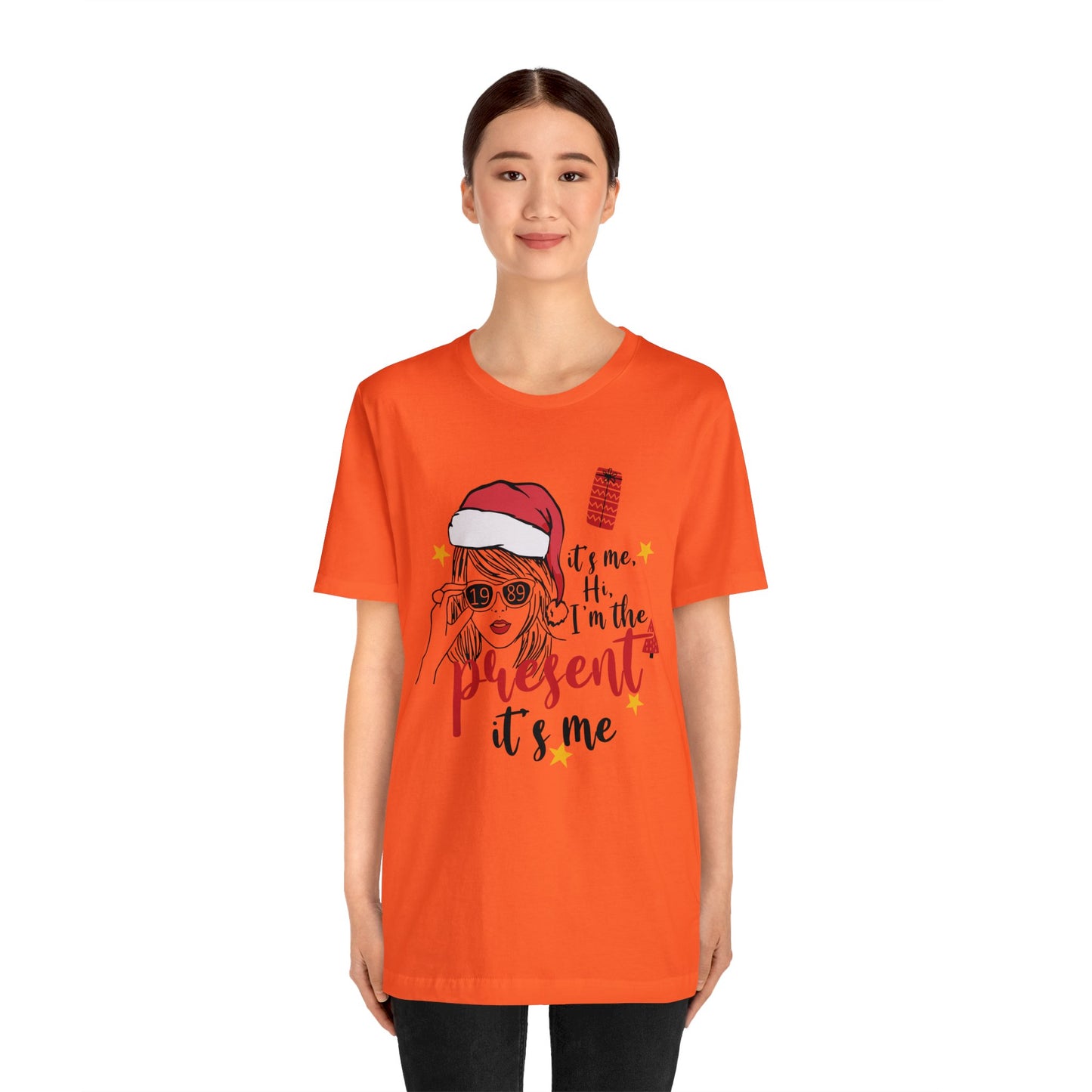 Taylor Swift I'm The Present Unisex Jersey Short Sleeve Tee Shirt