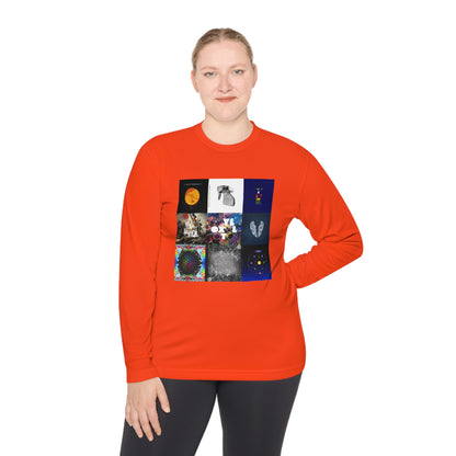 Colplay Album Cover Collage Unisex Lightweight Long Sleeve Tee