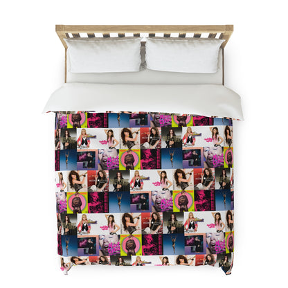 Miley Cyrus Album Cover Collage Duvet Cover