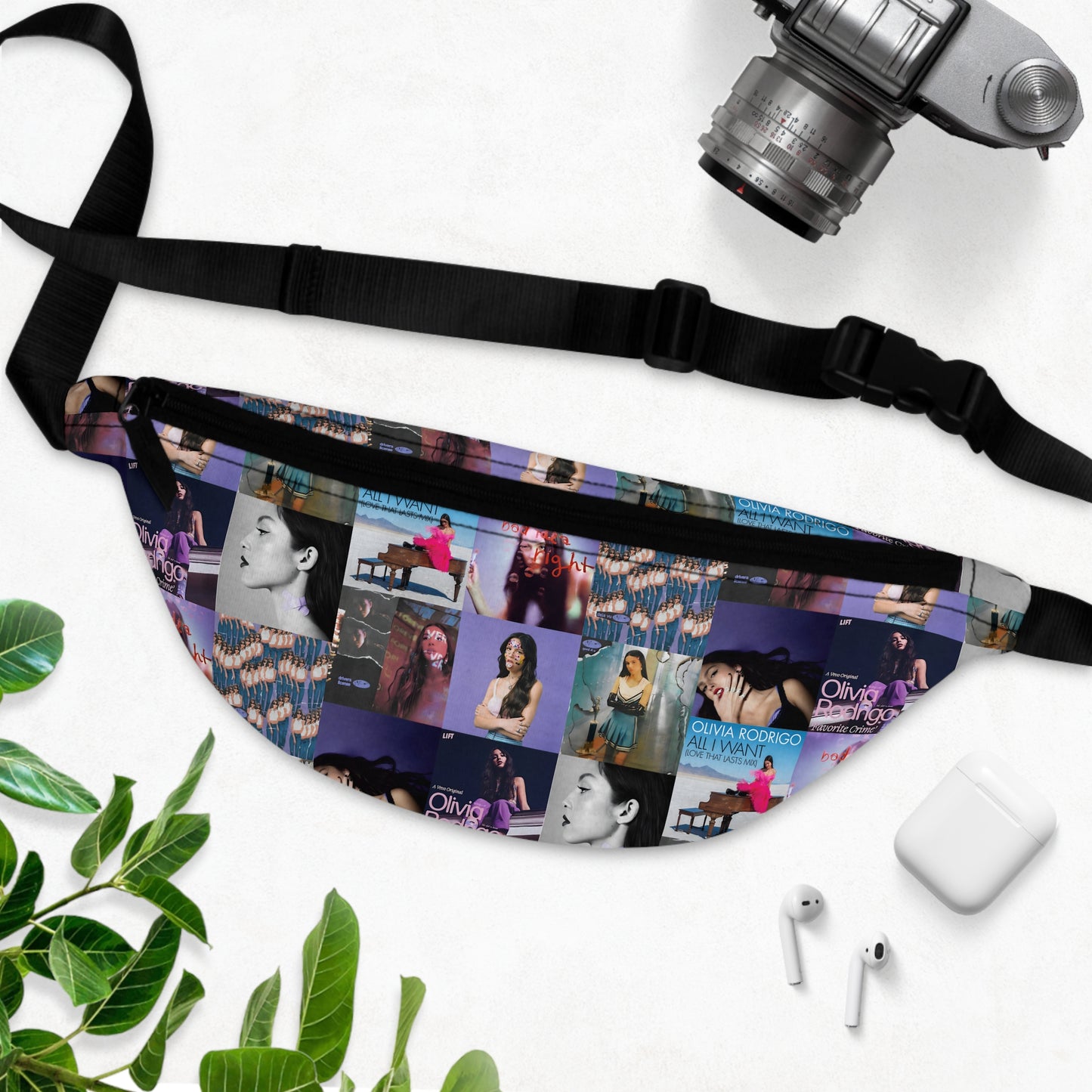 Olivia Rodrigo Album Cover Art Collage Fanny Pack