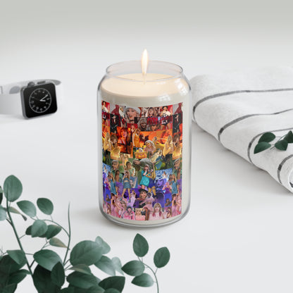 Taylor Swift Rainbow Photo Collage Scented Candle