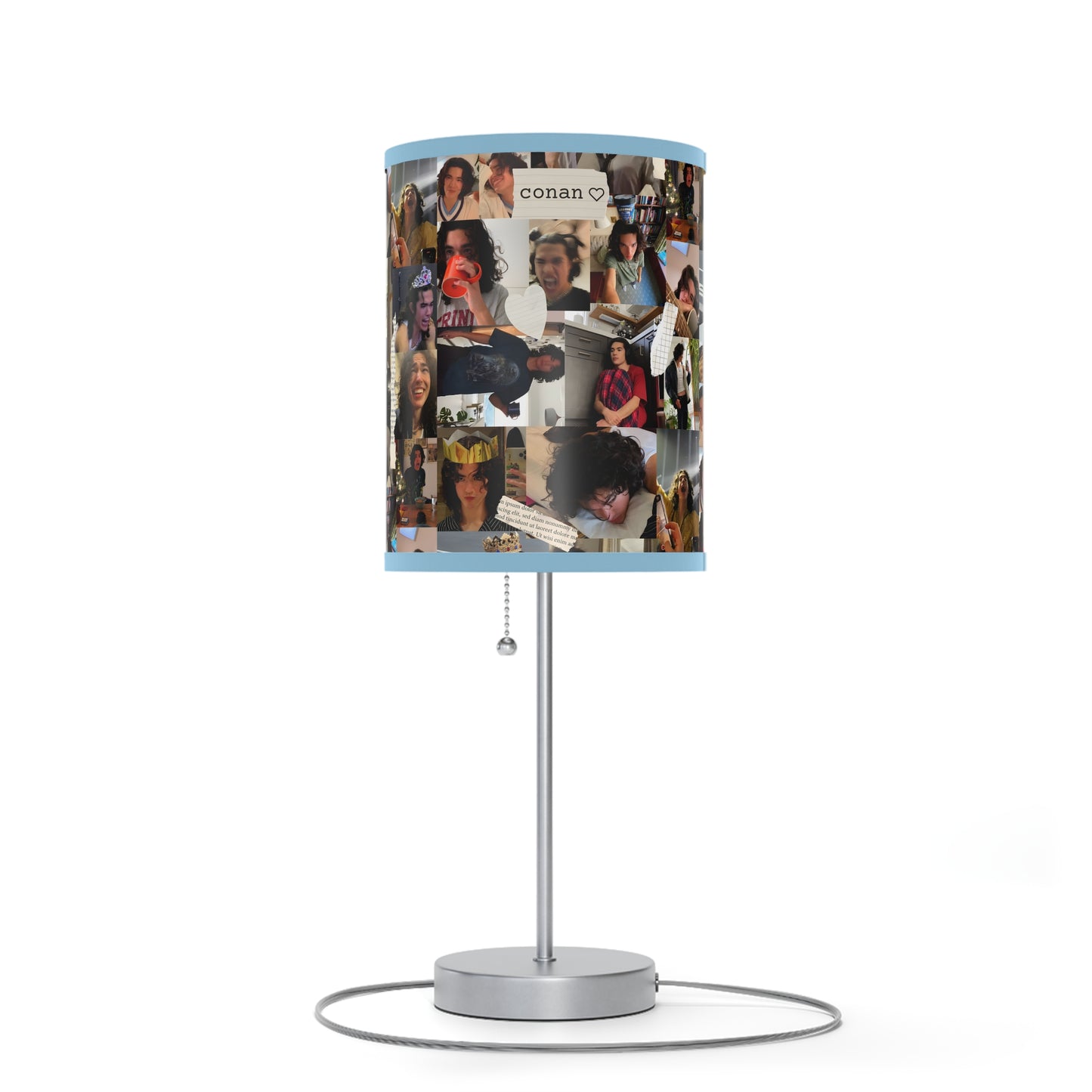 Conan Grey Being Cute Photo Collage Lamp on a Stand