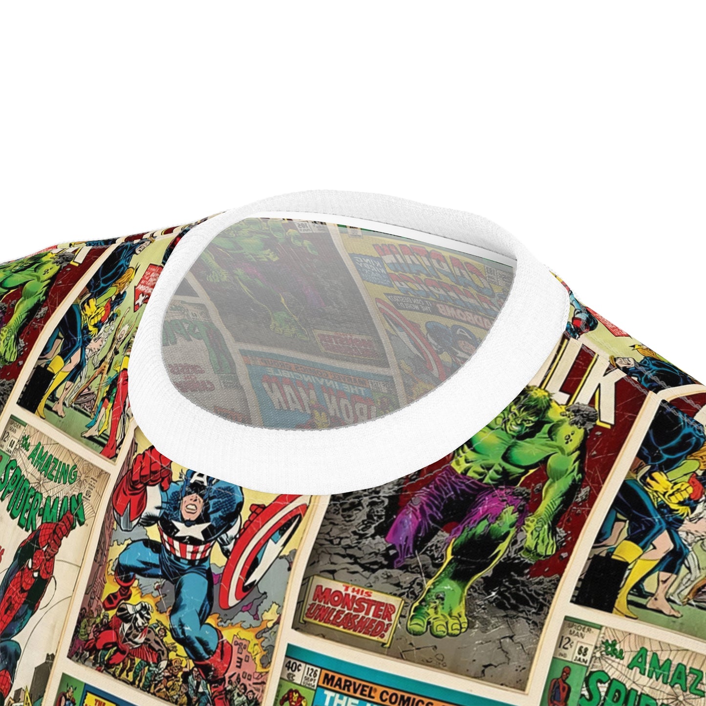 Marvel Comic Book Cover Collage Unisex Tee Shirt