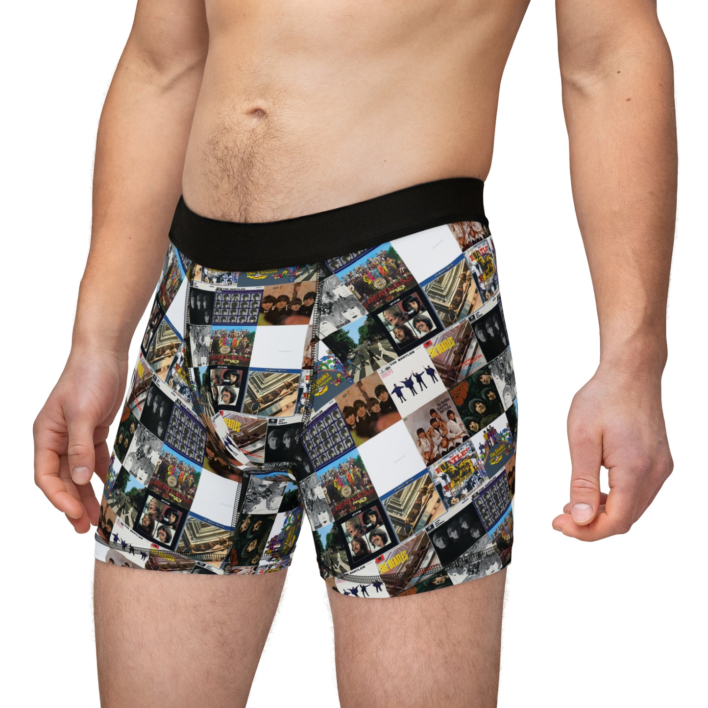 The Beatles Album Cover Collage Men's Boxers