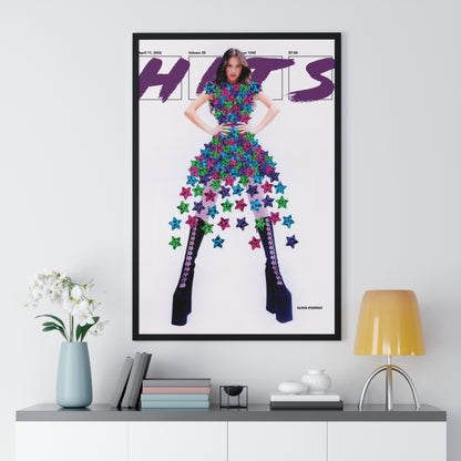 Olivia Rodrigo Hits Magazine Cover Framed Print