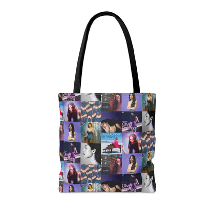 Olivia Rodrigo Album Cover Art Collage Tote Bag