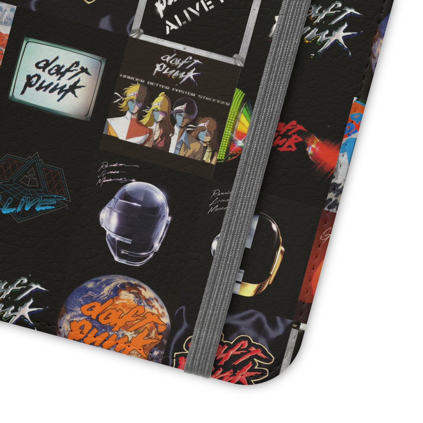 Daft Punk Album Cover Art Collage Phone Flip Case