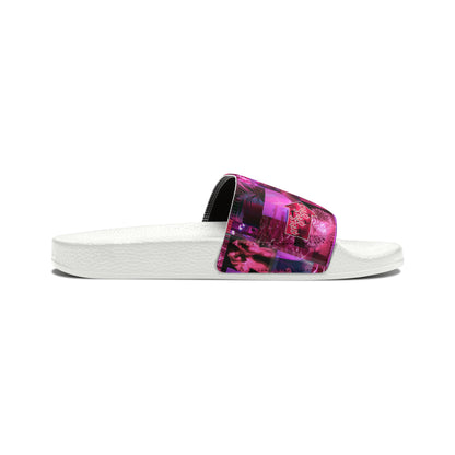 Ariana Grande 7 Rings Collage Women's Slide Sandals