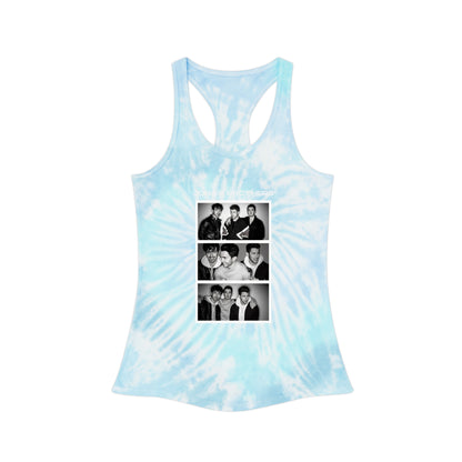 Jonas Brothers Photo Booth Tie Dye Racerback Tank Top