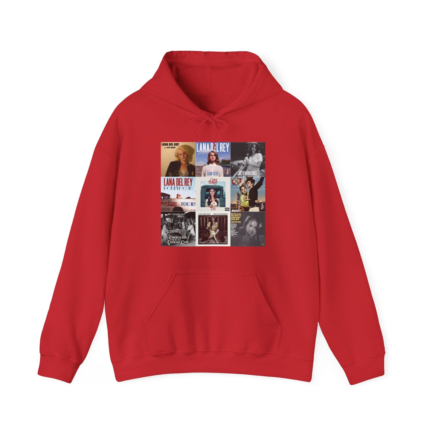 Lana Del Rey Album Cover Collage Unisex Heavy Blend Hooded Sweatshirt