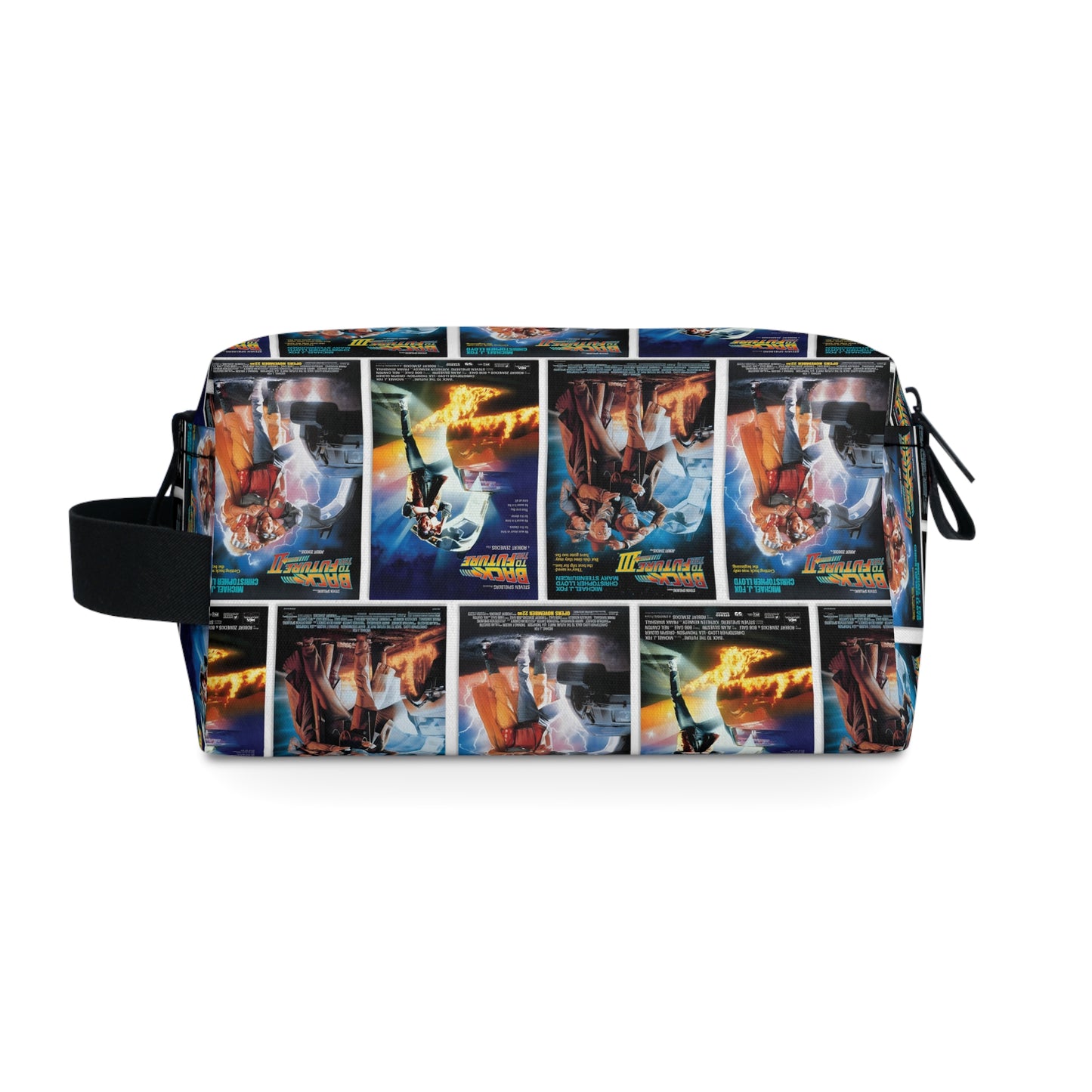 Back To The Future Movie Posters Collage Toiletry Bag