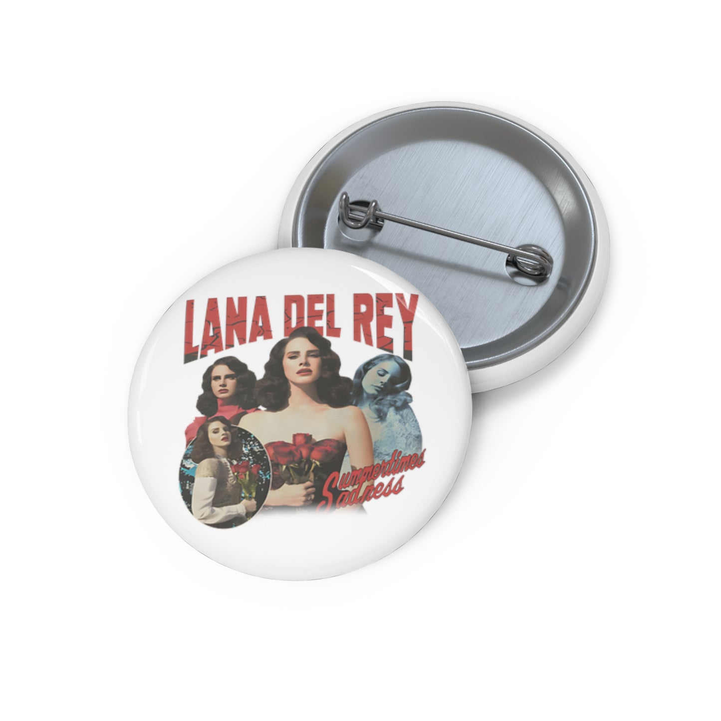 Lana Del Rey Summertime Sadness Round Pin