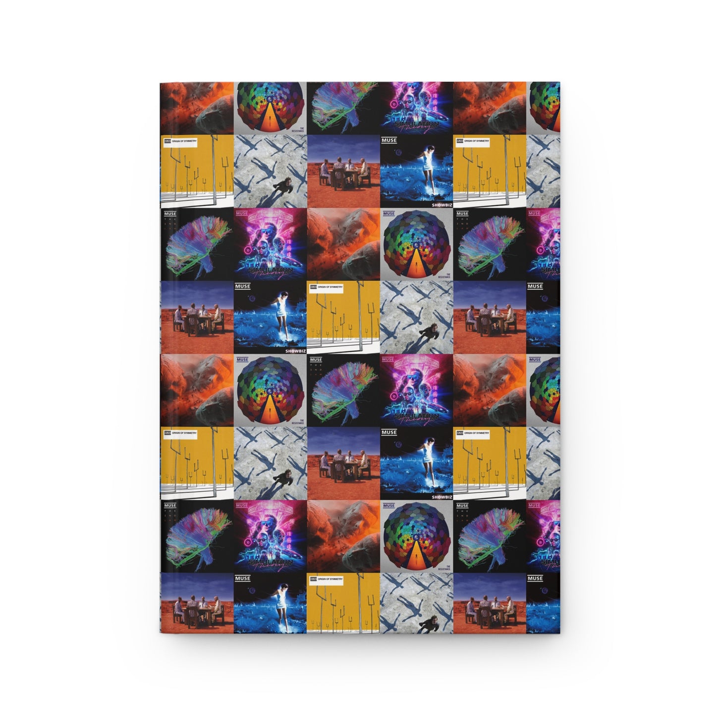 Muse Album Cover Collage Hardcover Journal