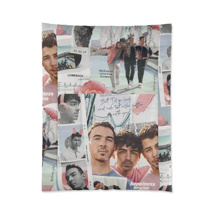 Jonas Brother Happiness Begins Collage Comforter