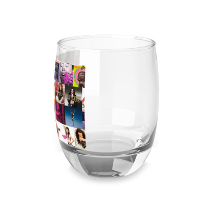 Miley Cyrus Album Cover Collage Whiskey Glass