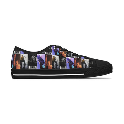 Post Malone On Tour Collage Women's Low Top Sneakers