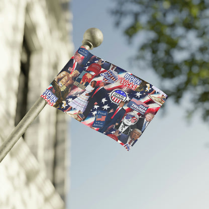 Donald Trump 2024 MAGA Montage Flag