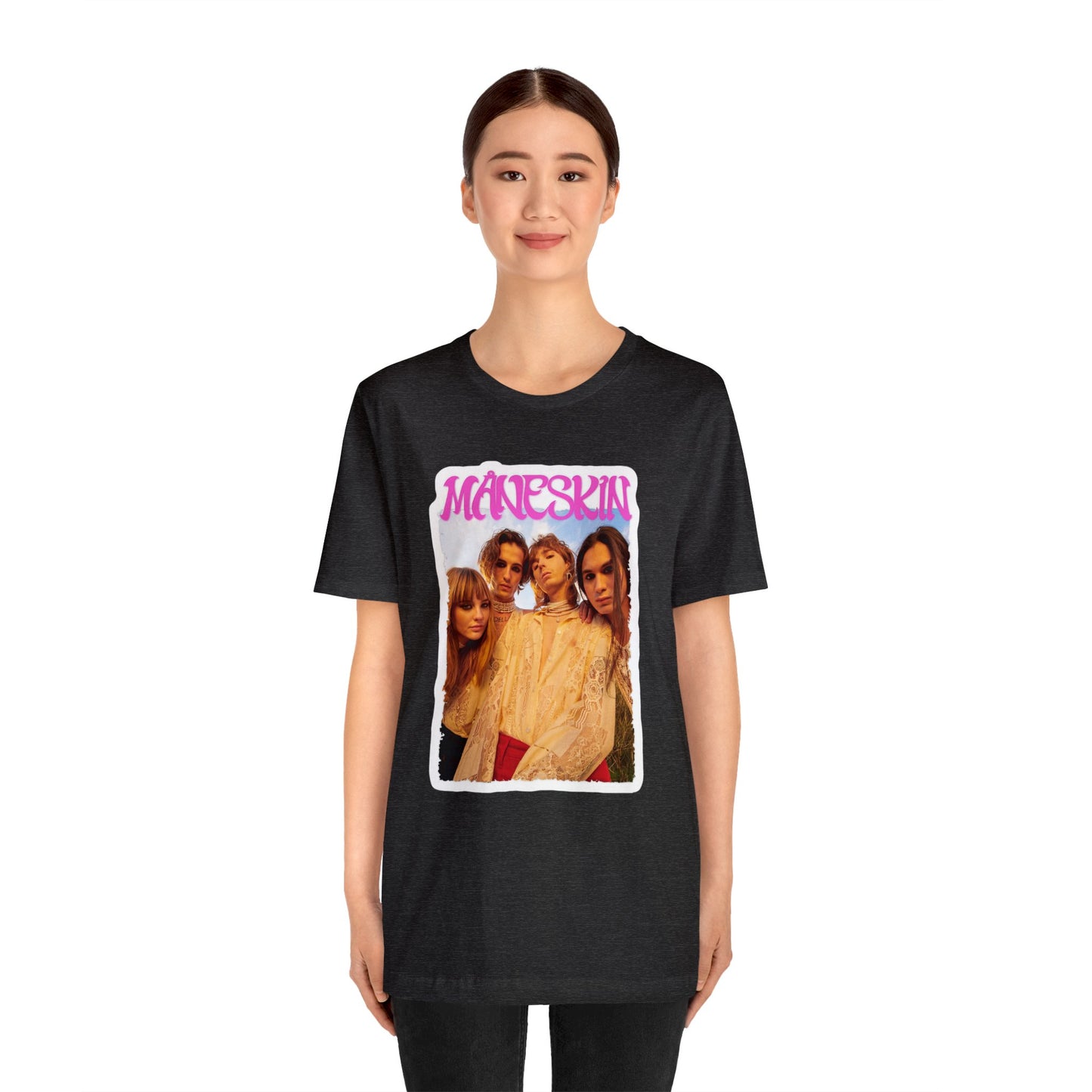 Måneskin Group Photo Unisex Jersey Short Sleeve Tee Shirt