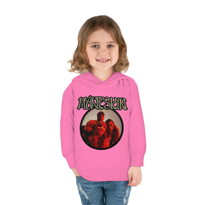 Måneskin Circular Group Photo Toddler Pullover Fleece Hoodie