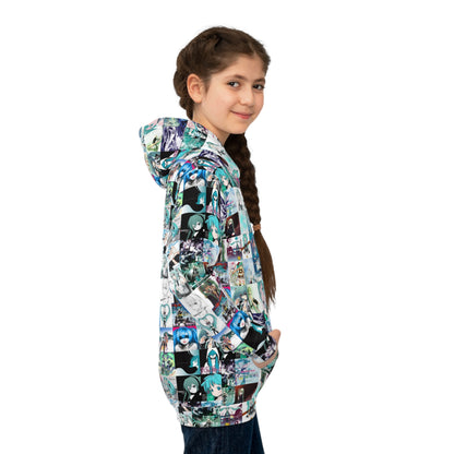 Hatsune Miku Album Cover Collage Kid's Hoodie