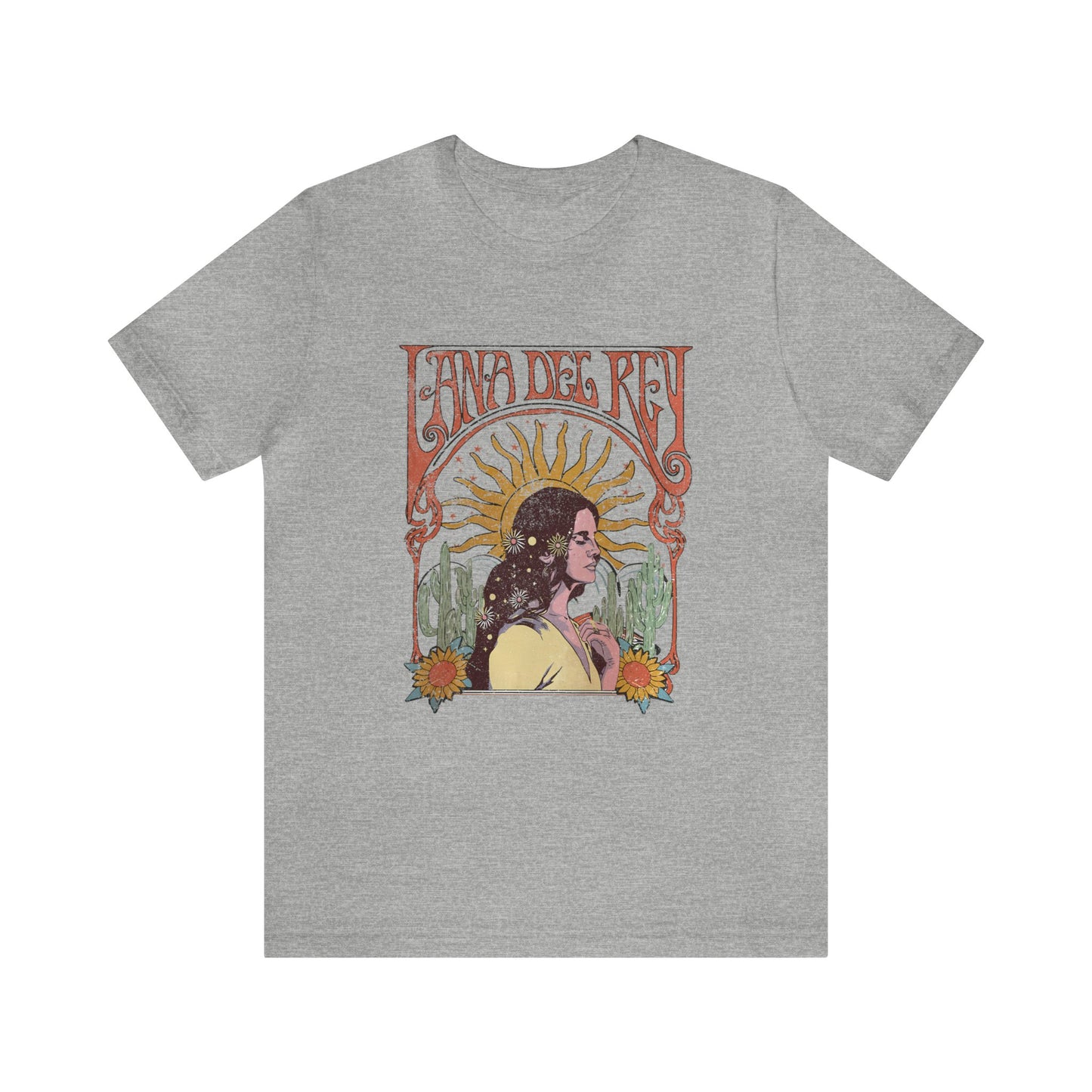 Lana Del Rey Vintage Artwork Unisex Jersey Short Sleeve Tee Shirt