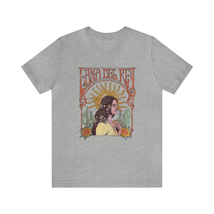 Lana Del Rey Vintage Artwork Unisex Jersey Short Sleeve Tee Shirt