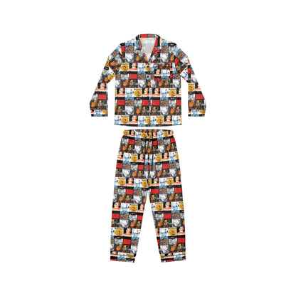 Radiohead Album Cover Collage Women's Satin Pajama Set