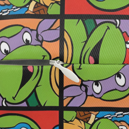 TMNT Turtle Toon Montage Spun Polyester Lumbar Pillow