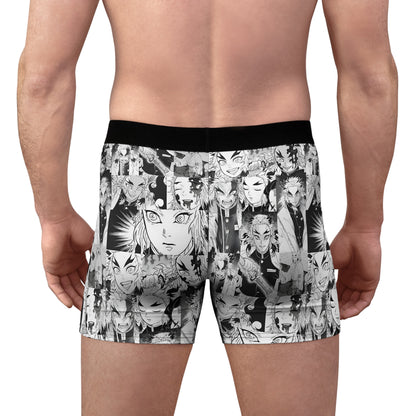 Demon Slayer Kyojuro Rengoku Collage Men's Boxer Briefs