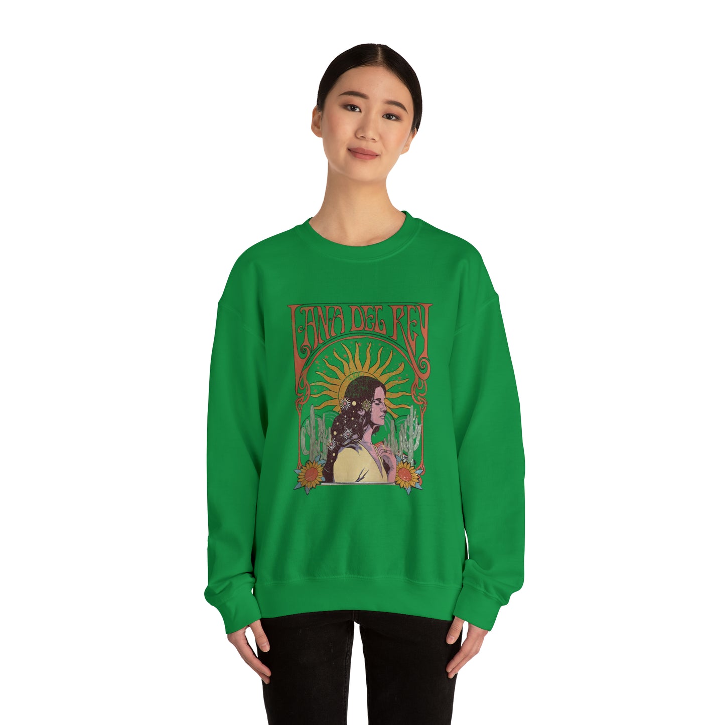 Lana Del Rey Vintage Artwork Unisex Heavy Blend Crewneck Sweatshirt