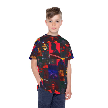 The Weeknd Heartless Nightmares Collage Kids Sports Jersey