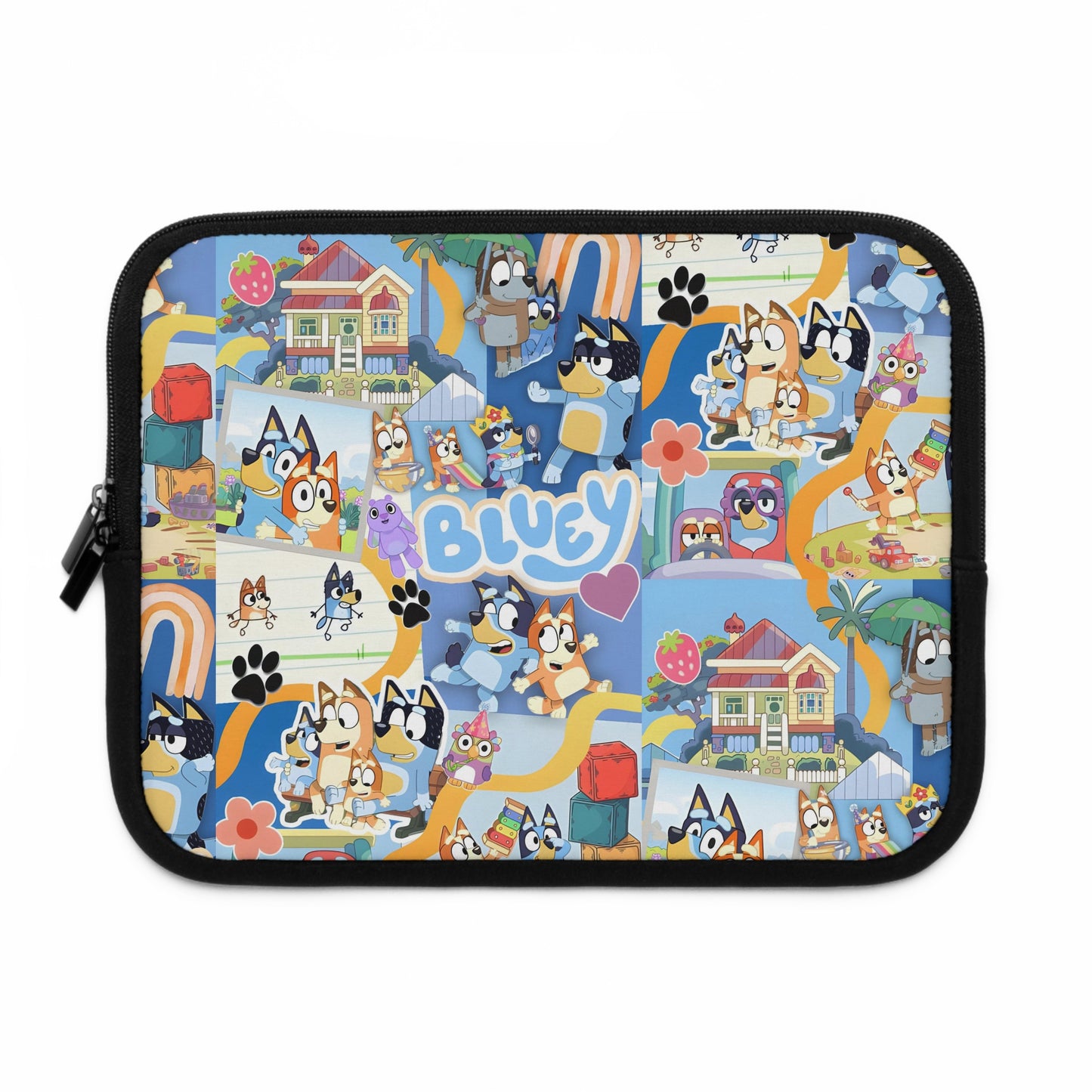 Bluey Playtime Collage Laptop Sleeve