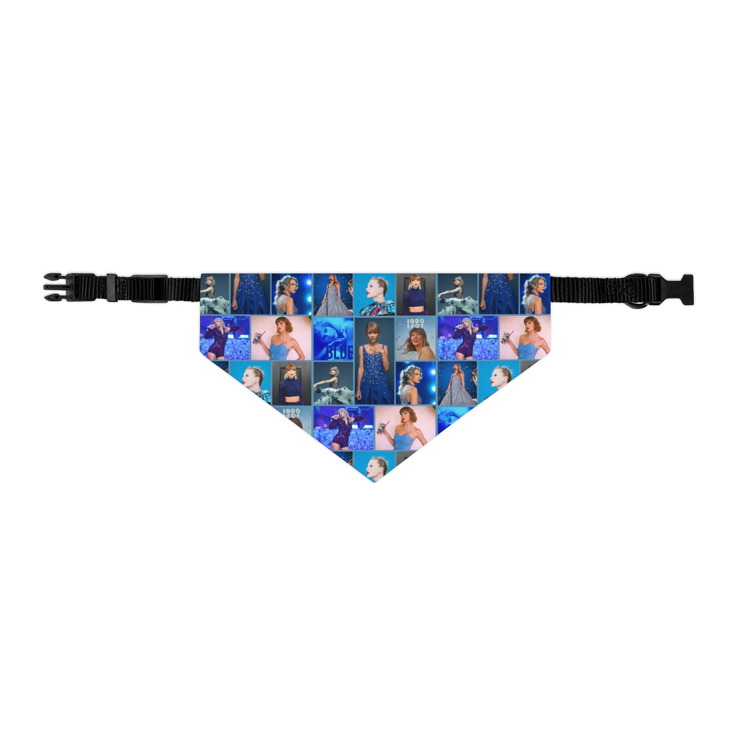 Taylor Swift Blue Aesthetic Collage Pet Bandana Collar