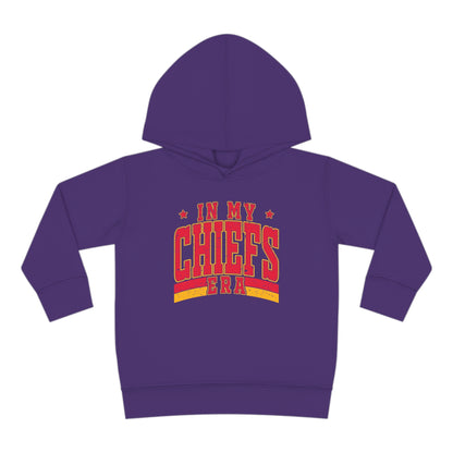 Taylor Swift In My Chiefs Era Toddler Pullover Fleece Hoodie