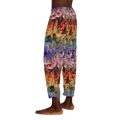 Taylor Swift Rainbow Photo Collage Men's Pajama Pants