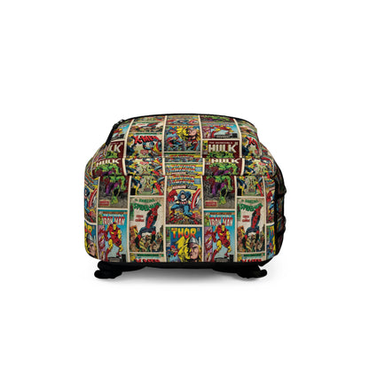 Marvel Comic Book Cover Collage Backpack