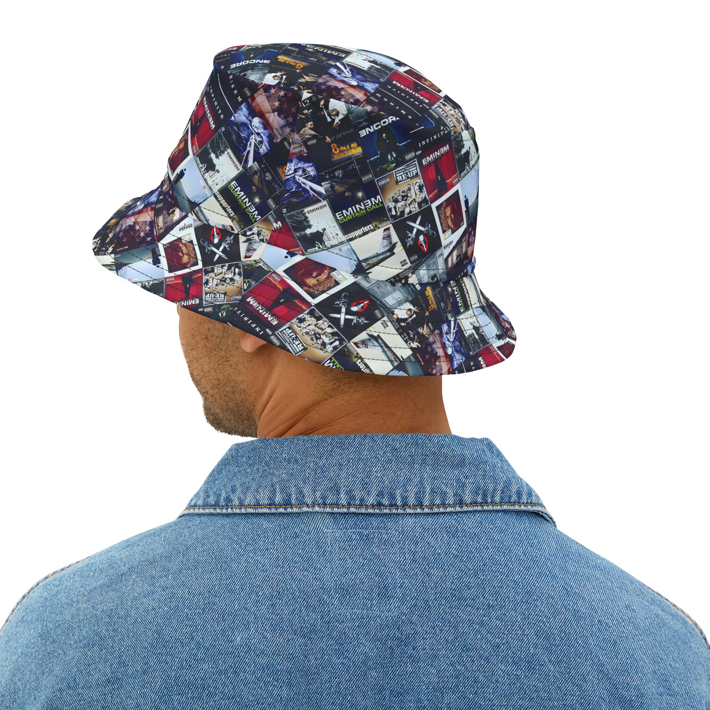 Eminem Album Art Cover Collage Bucket Hat