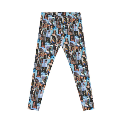 Madison Beer Mind In The Clouds Collage Women's Casual Leggings