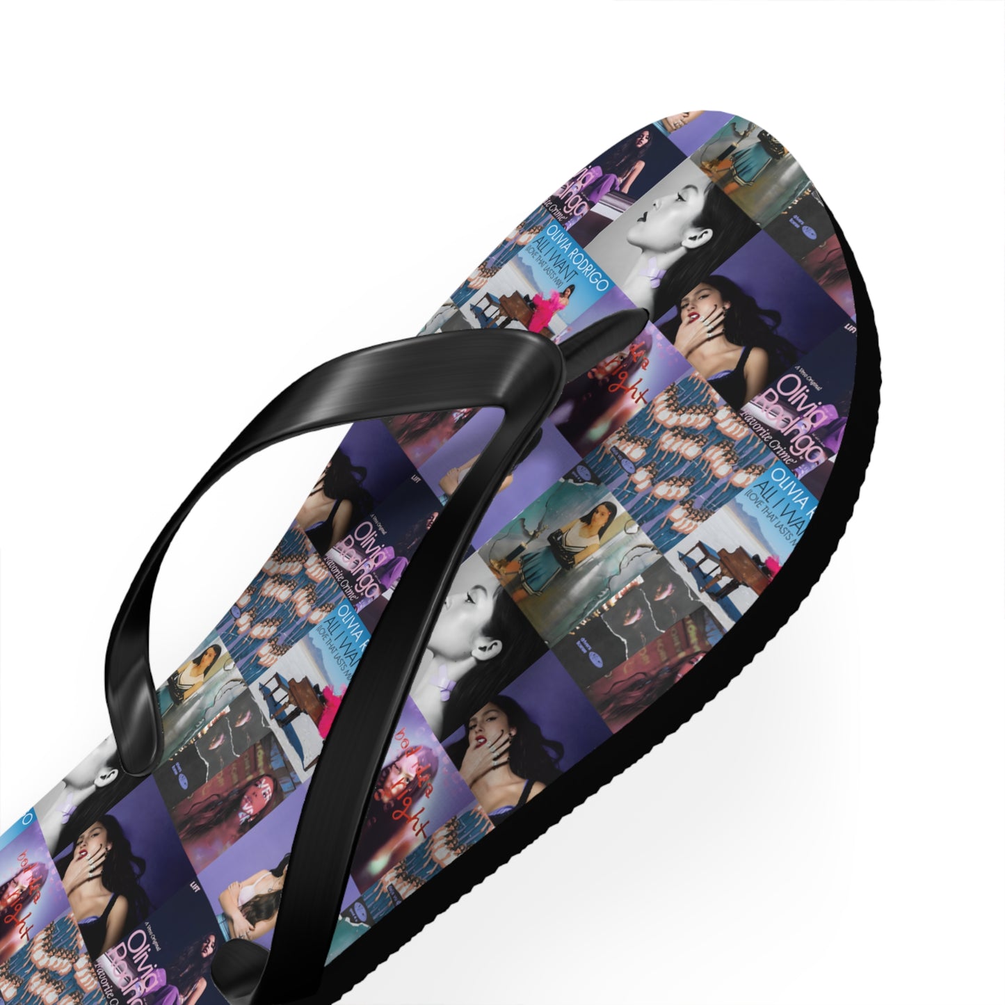 Olivia Rodrigo Album Cover Art Collage Flip Flops