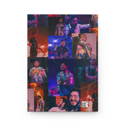 Post Malone Lightning Photo Collage Hardcover Journal
