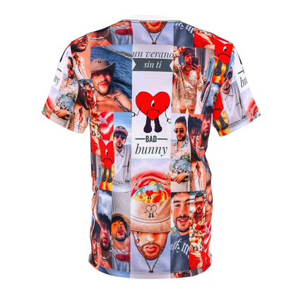 Bad Bunny Un Verano Sin Ti Photo Collage Unisex Tee Shirt