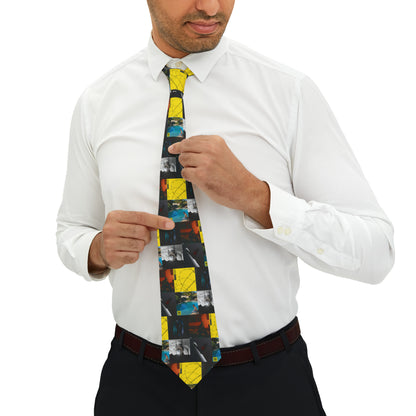 Post Malone Album Art Collage Neck Tie