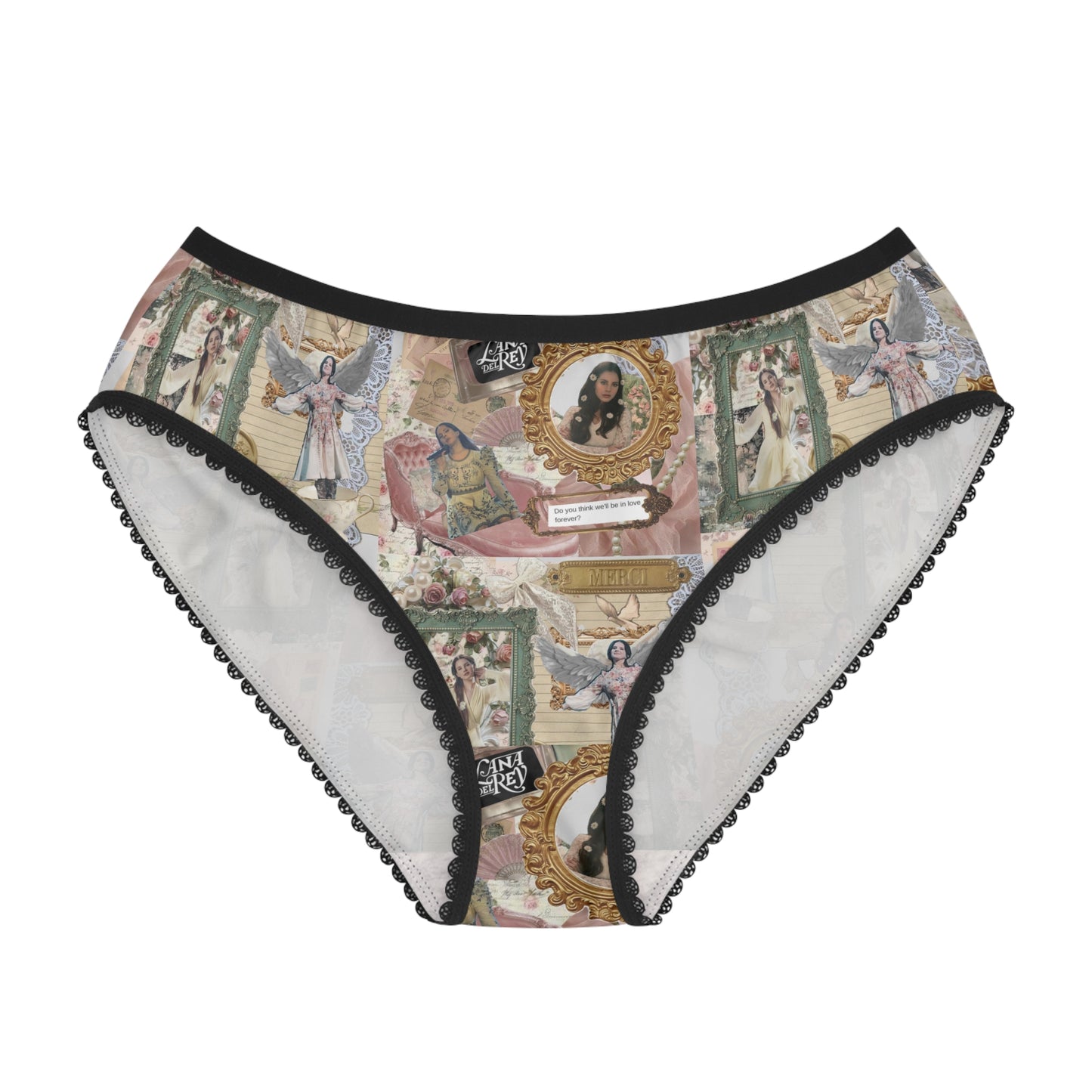 Lana Del Rey Victorian Collage Women's Briefs Panties