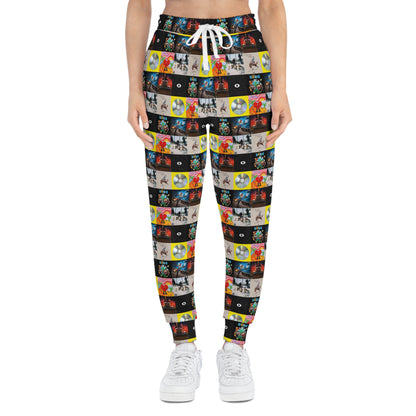 Bad Bunny Album Art Collage Athletic Jogger Sweatpants