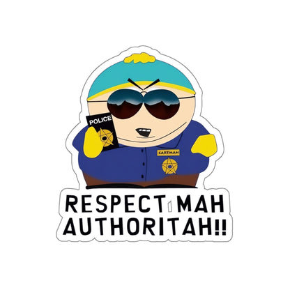 South Park Cartman Respect Mah Autheritah! Die-Cut Stickers