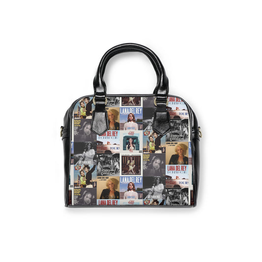 Lana Del Rey Album Cover Collage Shoulder Handbag