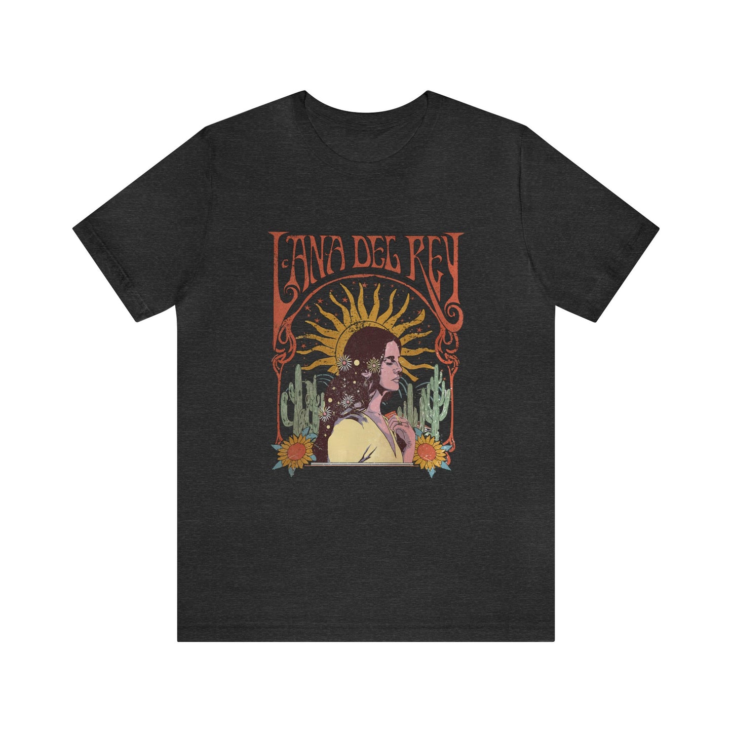 Lana Del Rey Vintage Artwork Unisex Jersey Short Sleeve Tee Shirt