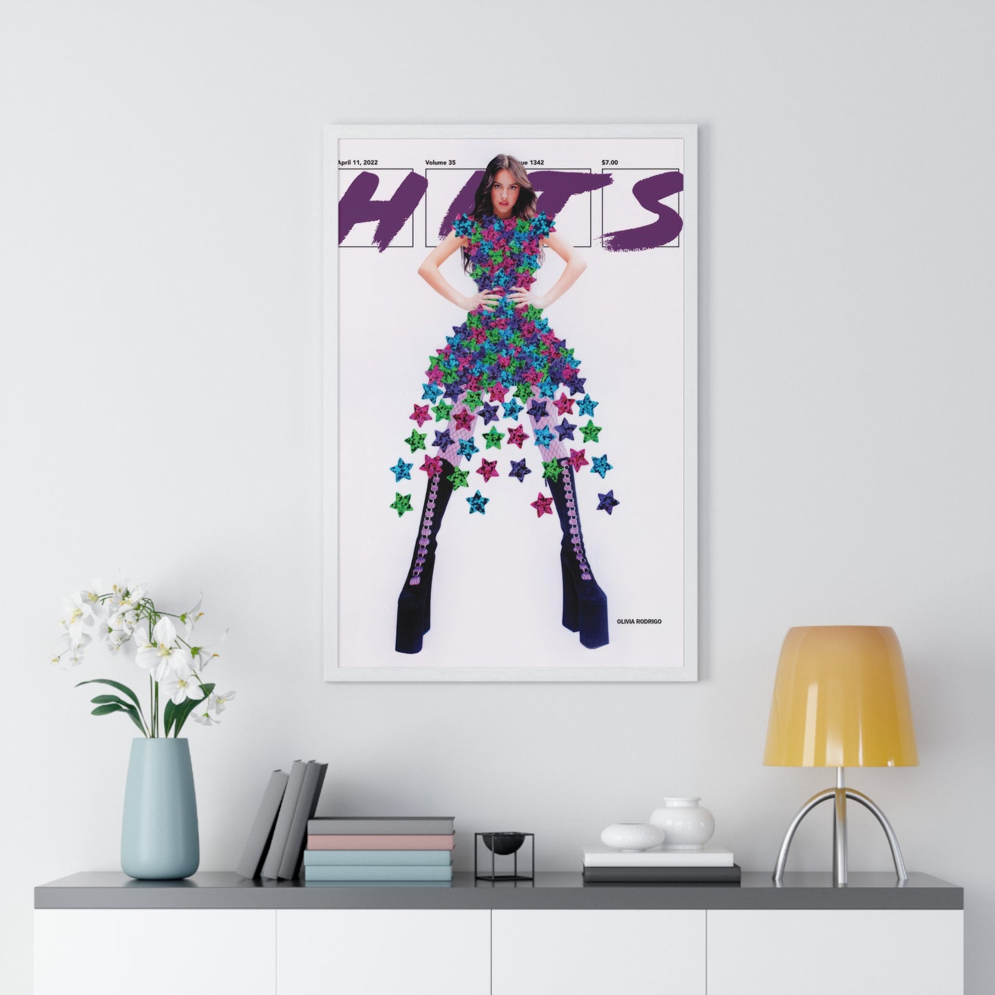 Olivia Rodrigo Hits Magazine Cover Framed Print