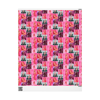 Doja Cat Hot Pink Mosaic Gift Wrapping Paper